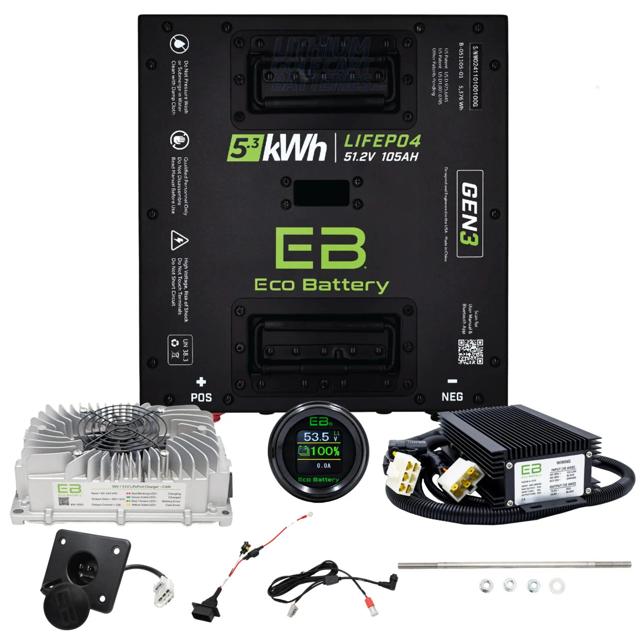 01 Best Lithium Golf Cart Battery ECO Battery ECO Battery Lithium Golf Cart Battery Bundle
