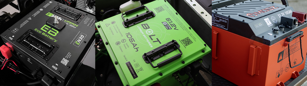 Best Lithium Golf Cart Battery 2026 Collage of Best Lithium Golf Cart Batteries 2026